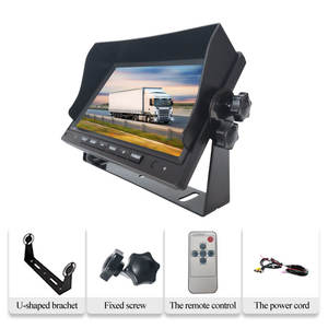 AlwayCare Moniteur de voiture LCD TFT 1080P AHD 7 pouces 12V/36V pour divertissement sur siège arrière Bus/<span class=keywords><strong>Camping</strong></span>-<span class=keywords><strong>car</strong></span>/Camion avec caméra, télécommande, 3G/4G, TF - Product Image 5