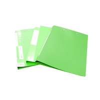 Carpeta de Archivos Multiusos en Forma de L con Clip en U, Diseño Nuevo en Azul A4