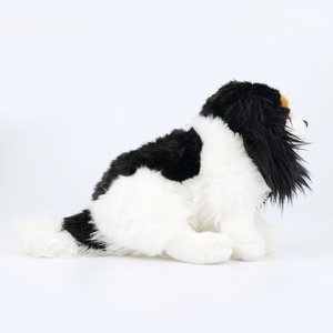 Peluche réaliste Cavalier King <span class=keywords><strong>Charles</strong></span> Spaniel tricolore, jouet en fourrure réaliste, chien en peluche, vente en gros, fabrication sur mesure, OEM, ODM, jouet doux - Product Image 2