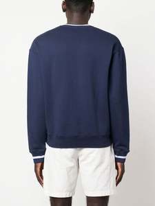 Personnalisé Nouveau Logo de Haute Qualité Tricots pour Hommes Coupe Ample Pull Décontracté Col en V Pull pour Hommes de Couleur Unie - Product Image 3