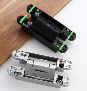 Нержавеющая сталь современный Невидимый трехмерный Регулируемый Гидравлический дверной шарнир мягкое закрытие бесшумное управление легко - Product Image 1