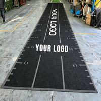 Umax Benutzerdefiniertes Logo Fitness Sprinttrack Schlittenbahn Kunstrasen Weicher PE Gym-Laufbahn-Rasen für Laufsportarten und Schlittenschieben