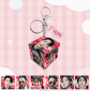 Porte-clés <span class=keywords><strong>cube</strong></span> magique ARIRANG 35 mm, best-seller, pendentif, cadeau gratuit pour les fans des K-Pop, porte-clés Bangtan Boys, breloques - Product Image 1