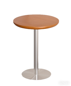 Ensemble table et chaises <span class=keywords><strong>de</strong></span> salle à manger en acier inoxydable commercial et bois massif, écologique, pour café/thé au lait/dessert/gâteau - Product Image 1