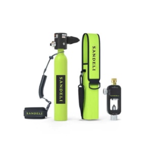 Fabrikpreis Aluminium Hochdruck <span class=keywords><strong>Mini</strong></span>-Sauerstofftank für Tauchausrüstung 0,5L Sidemount - Product Image 4