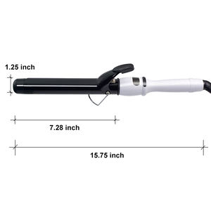 Nouveau fer à friser à baril long de marque privée 2025, fer à friser de <span class=keywords><strong>25</strong></span> <span class=keywords><strong>mm</strong></span>/28 <span class=keywords><strong>mm</strong></span>/32 <span class=keywords><strong>mm</strong></span>, chauffage en céramique, rotation automatique, <span class=keywords><strong>boucleur</strong></span> de cheveux - Product Image 5
