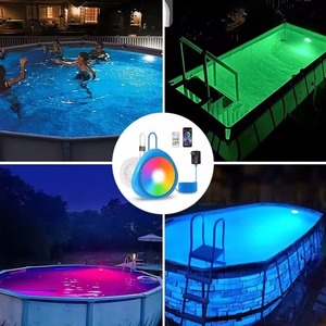 Éclairage sous-marin magnétique RGB de haute qualité, contrôlable par application et télécommande, 10W/20W, IP68, LED à changement de couleur pour piscine - Product Image 4