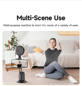 P05 AI 360 dudukan ponsel otomatis berputar, dudukan kamera <span class=keywords><strong>Gimbal</strong></span> menembak pintar dengan pelacakan wajah untuk Vlog langsung - Product Image 4