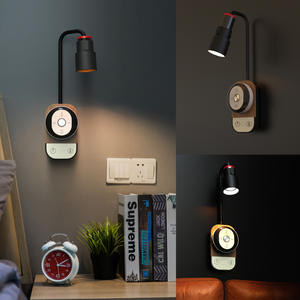 Lámpara LED de noche para mesita de noche, luz nocturna de succión magnética con protección para los ojos, lámpara de pared multifuncional para dormitorio de estudiantes para estudiar/leer - Product Image 3
