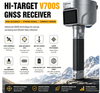 Scanner laser 3D LiDAR robuste Hi-Target V700S SLAM RTK avec récepteur GNSS pour les travaux de relevé souterrains et extérieurs