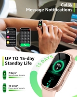 Nuevo Reloj Inteligente B7 con Pantalla HD de 1.47 Pulgadas, Bluetooth, Respuesta a Llamadas, Notificaciones, Monitoreo de Salud, Resistente al Agua IP68, Reloj Deportivo de Pulsera
