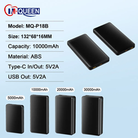 Batterie externe portable personnalisée en gros 10000 mAh avec logo, Power Bank 20000 mAh 30000 mAh à charge rapide pour téléphone