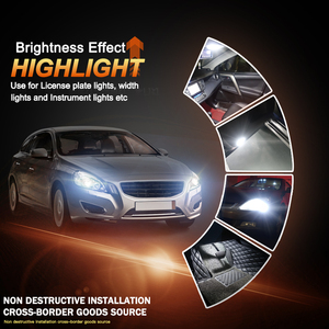 Jiachi หลอดไฟ LED CANbus T10สว่างจ้าชิป LED 147 194 2825 2835 2SMD ลิ่มไฟจอดรถ Dc12V ไฟตัดหมอก - Product Image 5