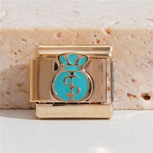 Charm in Acciaio Inossidabile Impermeabile e Antiossidante di Tendenza per Creazione Gioielli Fai da Te, Bracciale Charm Italiano di <span class=keywords><strong>Alta</strong></span> Qualità - Product Image 3