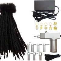 Machine électrique automatique à dreadlocks en acier inoxydable pour la fabrication et le tressage de cheveux
