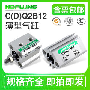 Cylindre à film mince à double action CQ2B/CDQ2B12-5/10/20/25/30/35/40/45/50/75/100DZ Utilisé pour les industries agricoles Pompe à piston pneumatique - Product Image 5