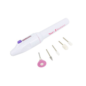 Lima de uñas eléctrica para decoración de uñas, mini lima a batería con 5 cabezales reemplazables para pulir uñas y manicura - Product Image 2