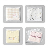 Sacs en plastique CPE personnalisés, durables et réutilisables, avec fermeture éclair refermable, pour vêtements, t-shirts, maillots de bain, en polyéthylène givré noir