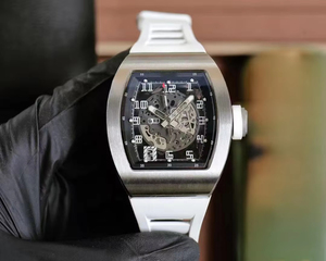 El Nuevo Reloj Mecánico 010 de Alta Calidad con Caja de Metal Esqueletizada de Lujo es un Elegante Reloj de Pulsera para Hombre de Negocios - Product Image 5