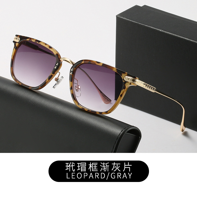 C3 leopard frame double grey