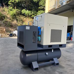 Compresor Industrial Integrado ZAKF 380V/50HZ 11KW 15HP Todo en Uno de Tornillo Refrigerado por <span class=keywords><strong>Aire</strong></span> con Tanque de 300L para la Industria Textil y del Cemento - Product Image 4