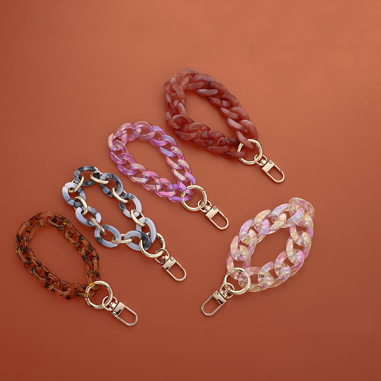 Catena Per Cellulare Universale Con Perline, Cinturino Da Polso E Collana, Compatibile Con Tutte Le Custodie Con Apertura Porta Di Ricarica