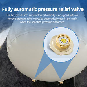 Capsule de chambre à oxygène hyperbare couchée de type 1.5ATA soulagement de la fatigue insomniaque pliable et portable pour la beauté et les personnes âgées - Product Image 3