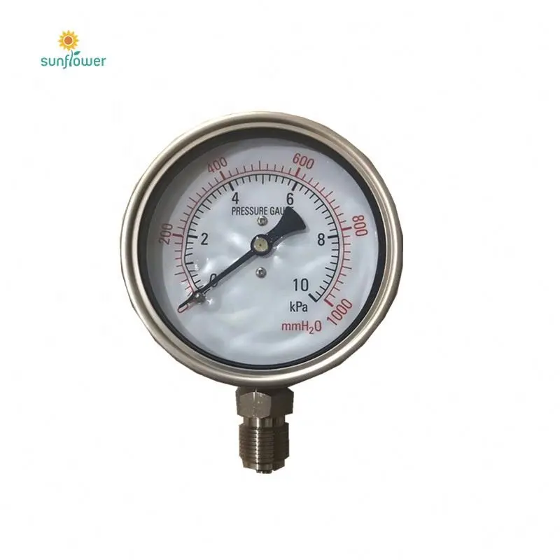 UHP Pressure Gauge 316ss,Ultra High Purity Pressure Gauge for Pure Oxygen Regulator