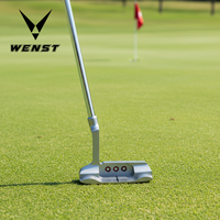 Putter de golf professionnel usiné CNC, logo personnalisé, usine OEM, haute précision, acier inoxydable 431, vente en gros de putters de golf