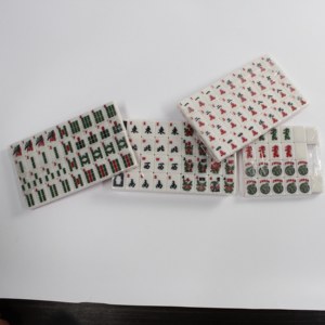 Premium Portable Melamine American <b>Mahjong</b> <b>Set</b> 152 Tiles Colorful Blue Green Pink Red Beige Durable & Eco-Friendly - Product Image 6