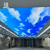 Plafond en membrane souple rectangulaire en alliage d'aluminium, nuages, 5000 lumens, LED, écologique, couleur pleine, luminosité réglable, hôtel