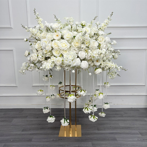 Boule de fleurs fantaisie personnalisable, centre de table et décoration d'événements, boule de fleurs artificielle pour la fête des mères - Product Image 1