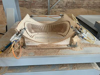 Machine à fabriquer des chaises en bois SUNTEC, tour à bois CNC pour la fabrication de chaises, routeur CNC 4 axes ST-1212
