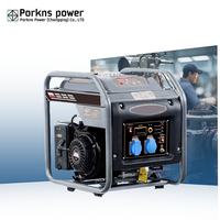Automatischer Dual-Fuel 4-Takt Benzin-Inverter-Generator 3300W 5,0kW 230V Steckdose für Notstromversorgung zu Hause