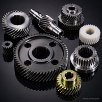Ensemble d'engrenages coniques hélicoïdaux de précision CNC OEM en acier carburé 20CrMo pour unités de transmission à angle droit de 90 degrés