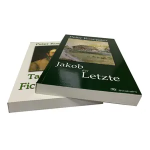 الصين الكمال ملزمة السائبة softcover مخصص الجملة لون النص الكتب غلاف عادي رواية طباعة كتب