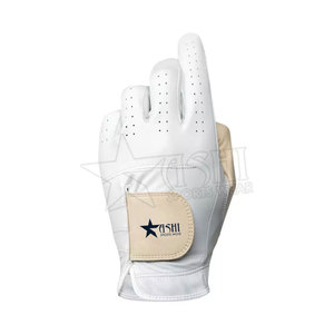 Guantes de golf de cuero genuino Cabretta personalizables de alta calidad Diseño transpirable a todo color Venta directa de fábrica Logotipo personalizado - Product Image 2