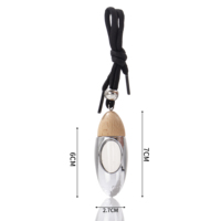 Flacon diffuseur de voiture en verre en forme de balle de 10 ml, vide, pour aromathérapie, avec boîte