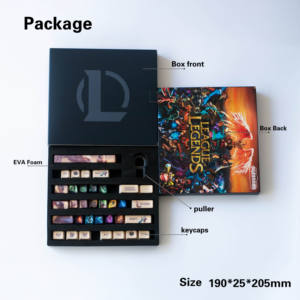 Teclas Personalizadas Yasuo <span class=keywords><strong>Lee</strong></span> Sin, 30 Teclas PBT con Sublimación de Tinta, Perfil OEM, Tema LOL Champion, para Teclado Mecánico de Juegos - Product Image 6