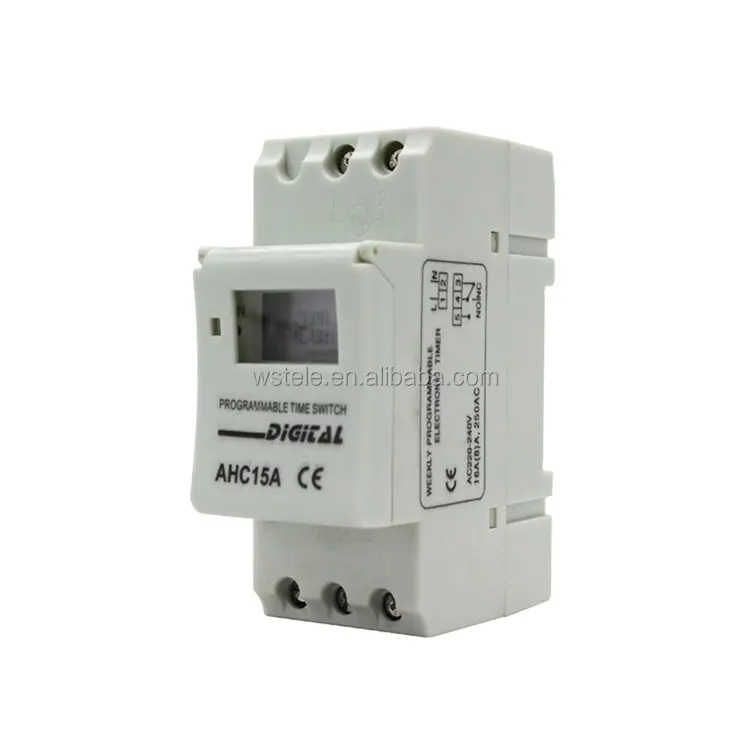 TP8A16(AHC15A) Timer Switch Programmable Digital Timer 7 Day Dual Outlet Digital Timer Week Program Digital Time Switch Winston