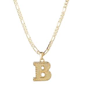 Nuevo y elegante collar de 26 letras de acero inoxidable para parejas, joyería exquisita con colgantes de letras en forma de pareja - Product Image 2