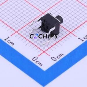 TSA451G50-250 Tactile <b>Switch</b> Through hole-4P,4.5x4.5mm <b>Switch</b> Single Pole Single Throw Round Button 2.5N Through Hole - Product Image 2