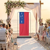 Toile de fond pliable en polyester personnalisée avec drapeau de Samoa, disponible en plusieurs tailles, idéale pour les réunions de famille, les fêtes à domicile et les séances photo en studio