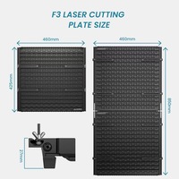 ATOMSTACK F3 Planche de protection pliable pour découpe laser 850*460/425*460mm, plateforme de travail extensible pour graveur laser
