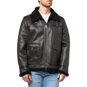 New Arrival Mens High Quality <b>Leather</b> <b>Jacket</b> fashionable Stylish Design Affordable Price <b>Leather</b> <b>Jacket</b> for Men with <b>Long</b> Sleeve - Product Image 5