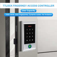 Système de contrôle d'accès par empreinte digitale TTLOCK pour clavier de portail électrique WiFi Bluetooth 13.56Mhz carte RFID