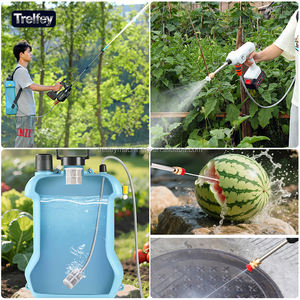 Spruzzatori Elettrici Multifunzione <span class=keywords><strong>a</strong></span> Zaino con Doppi Ugelli per Lavaggio Auto e Irrigazione Giardino - Product Image 5