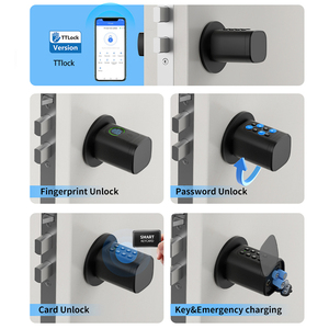 Cerradura de Cilindro Estándar Americana, Cerradura de Cilindro Inteligente Impermeable con Tamaño de Cilindro Ajustable y Aplicación TTlock - Product Image 2