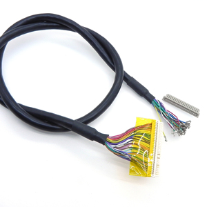 OEM ODM FI-X30H DF13 디지털 사이니지 셀프 서비스 키오스크용 차폐형 LCD 어댑터 케이블 - Product Image 2