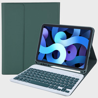 Housse de clavier magnétique pour iPad, étui de protection pour tablette iPad 11 avec emplacement pour stylet. Étui en cuir Air 8 avec housse amovible